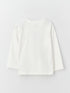 LC Waikiki Crew Neck Printed Long Sleeve Baby Boy T-Shirt
